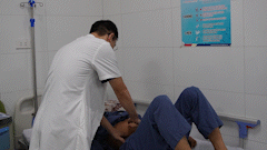 Exercising too much, male patient over 40 years old had to have an emergency stent.