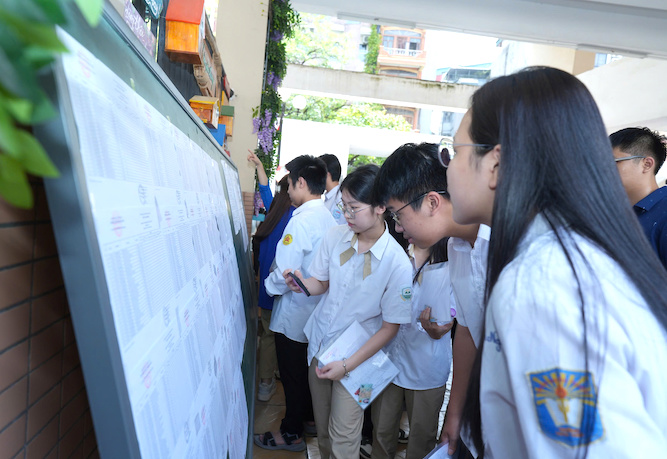 The 2026 high school graduation exam scores will be announced at 8:00 AM on July 1. Photo: Huu Chanh