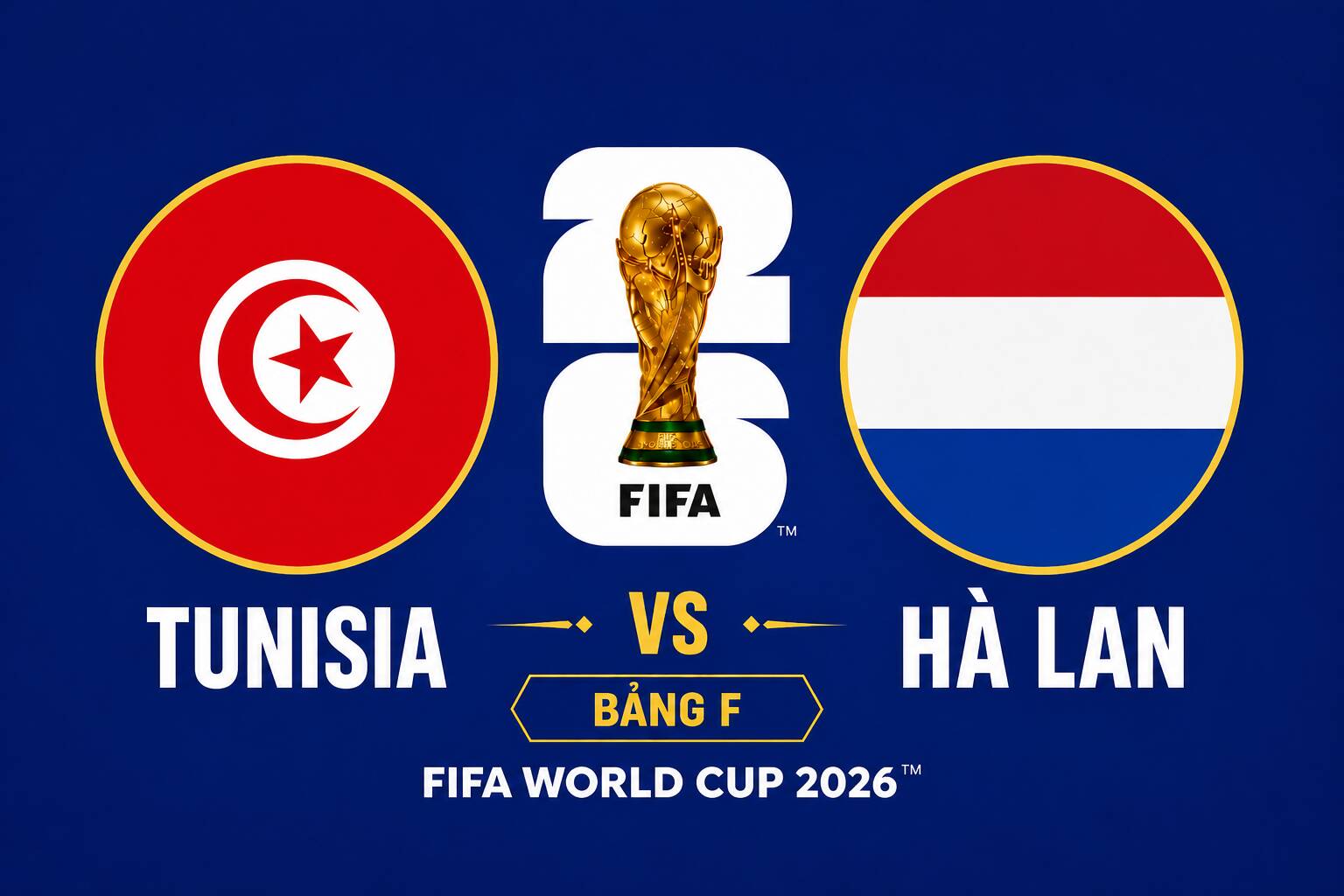 Prédisez le score de la Tunisie contre les Pays-Bas à la Coupe du monde 2026. Graphique : Van An