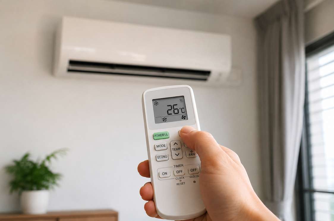 In the hot season, air conditioning is the largest electricity consuming device in many households. Photo: Thach Lam
