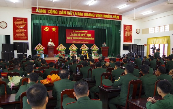 Quang cảnh hội nghị. Ảnh: Quân khu 5