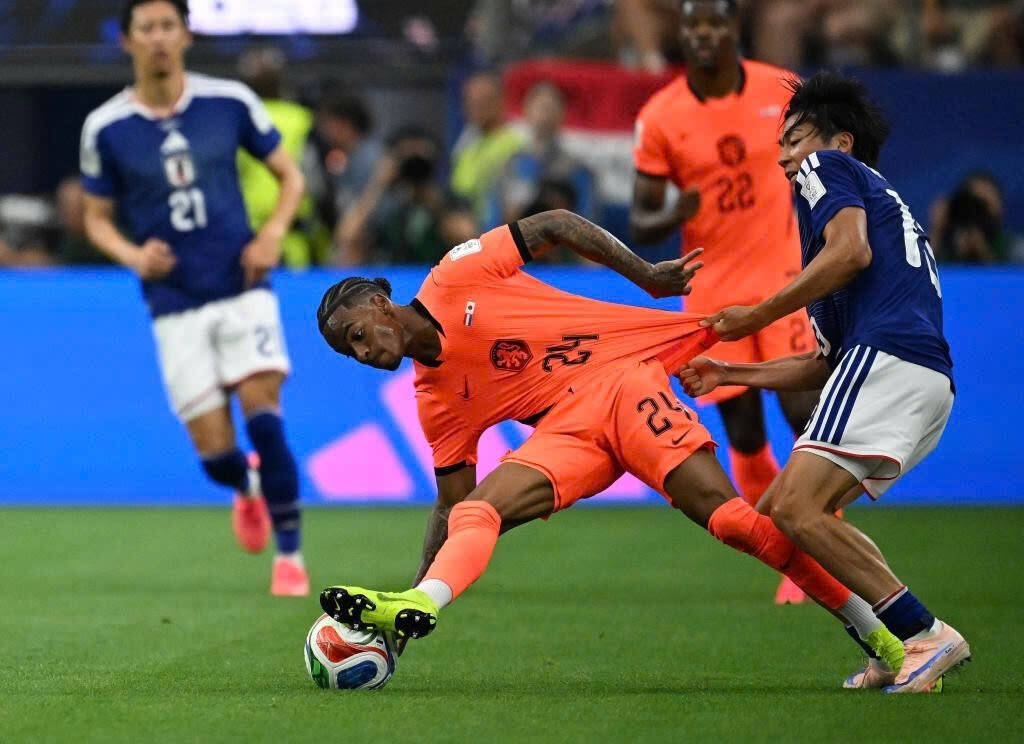 Nhật Bản đủ sức làm khó các “ông lớn” tại sân chơi World Cup.  Ảnh: Xinhua