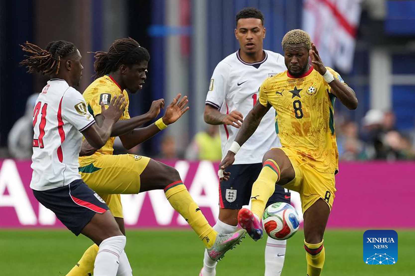 La selección inglesa dejó muchos problemas tras el empate con Ghana. Foto: Xinhua