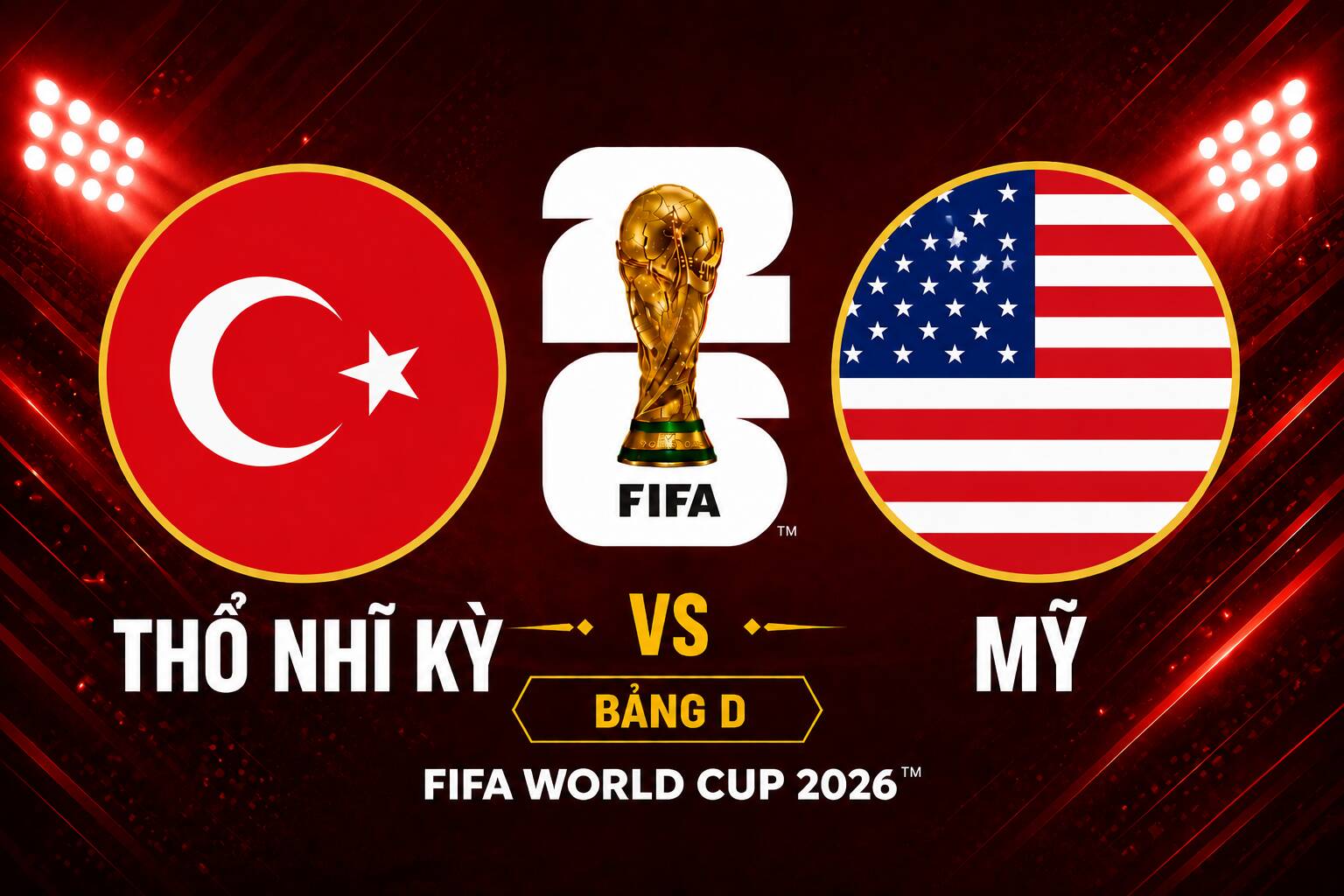 Prediction of Turkey vs USA score at World Cup 2026. Graphics: Van An