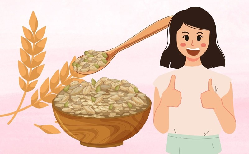 Unsweetened oatmeal cake is one of the cakes recommended due to its glycemic index. Photo: Thanh Thanh