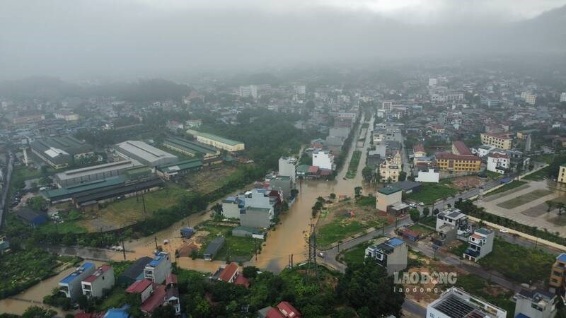 Flooding in Thai Nguyen at the end of 2025. Photo: Viet Bac