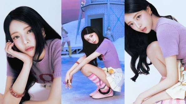 Kể từ khi ra mắt, Yuna ITZY luôn là mỹ nhân nổi bật của Kpop. Ảnh: MV Ice Cream.