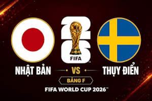 Live football Japan vs Sweden at World Cup 2026.
