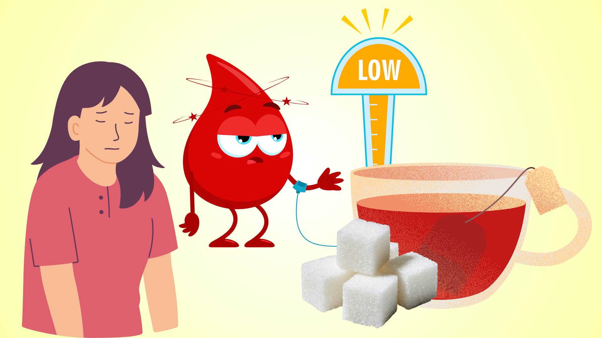 Should people with low blood pressure drink sugar tea.