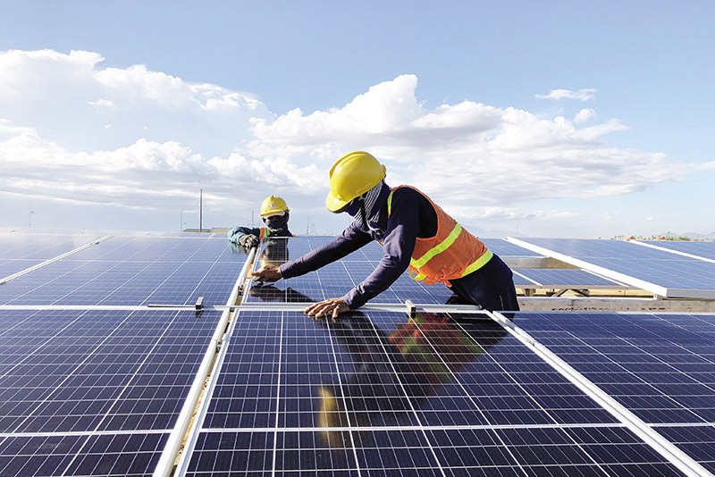 The province accelerates clean energy development with 4 solar power projects. Photo: Lao Cai Information Portal