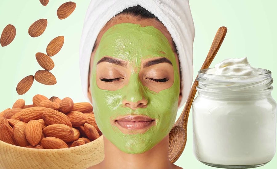 Almonds are rich in vitamin E and antioxidants, contributing to healthy skin care. Graphics: Minh Vu