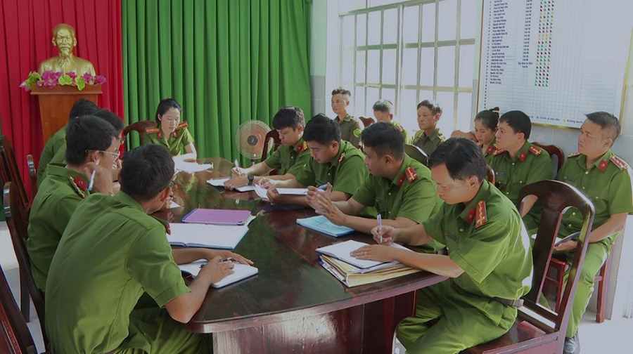 Công an xã kịp thời phát hiện, xử lý các vụ việc liên quan an ninh trật tự