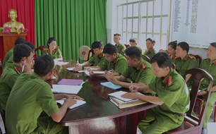 Công an xã kịp thời phát hiện, xử lý các vụ việc liên quan an ninh trật tự