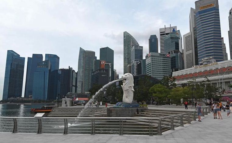 Singapore promotes the development of research and application of AI-based financial technologies. Photo: Xinhua