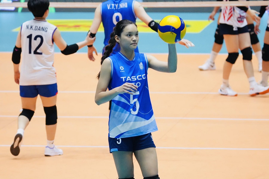 Main attacker Bui Thi Anh Thao is likely to compete in the 2026 National Youth Club Championship. Photo: VFV