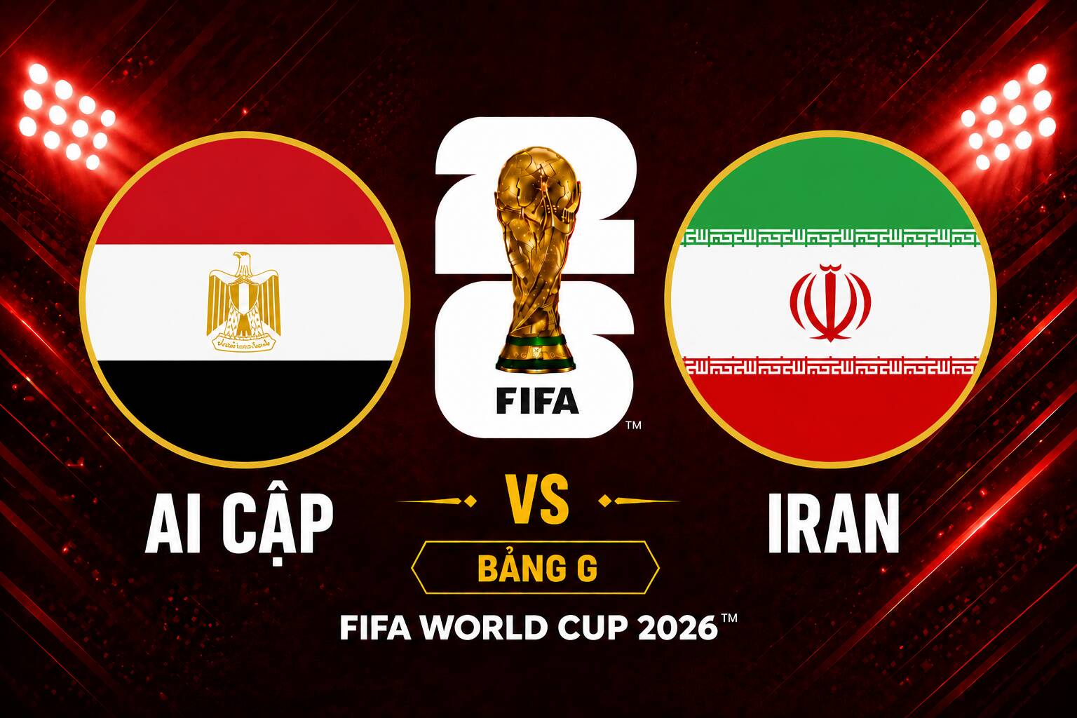 Prédisez le score de l’Égypte contre l’Iran à la Coupe du monde 2026. Graphique : Van An
