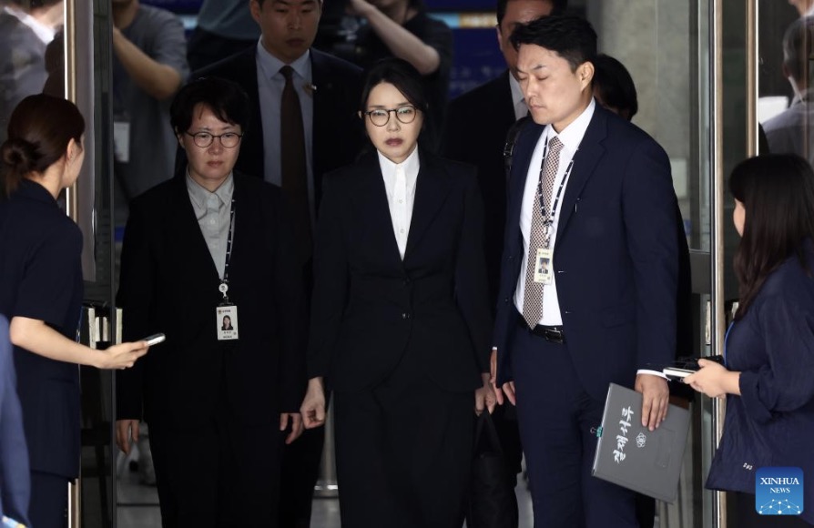 Former First Lady of Korea Kim Keon Hee. Photo: Xinhua