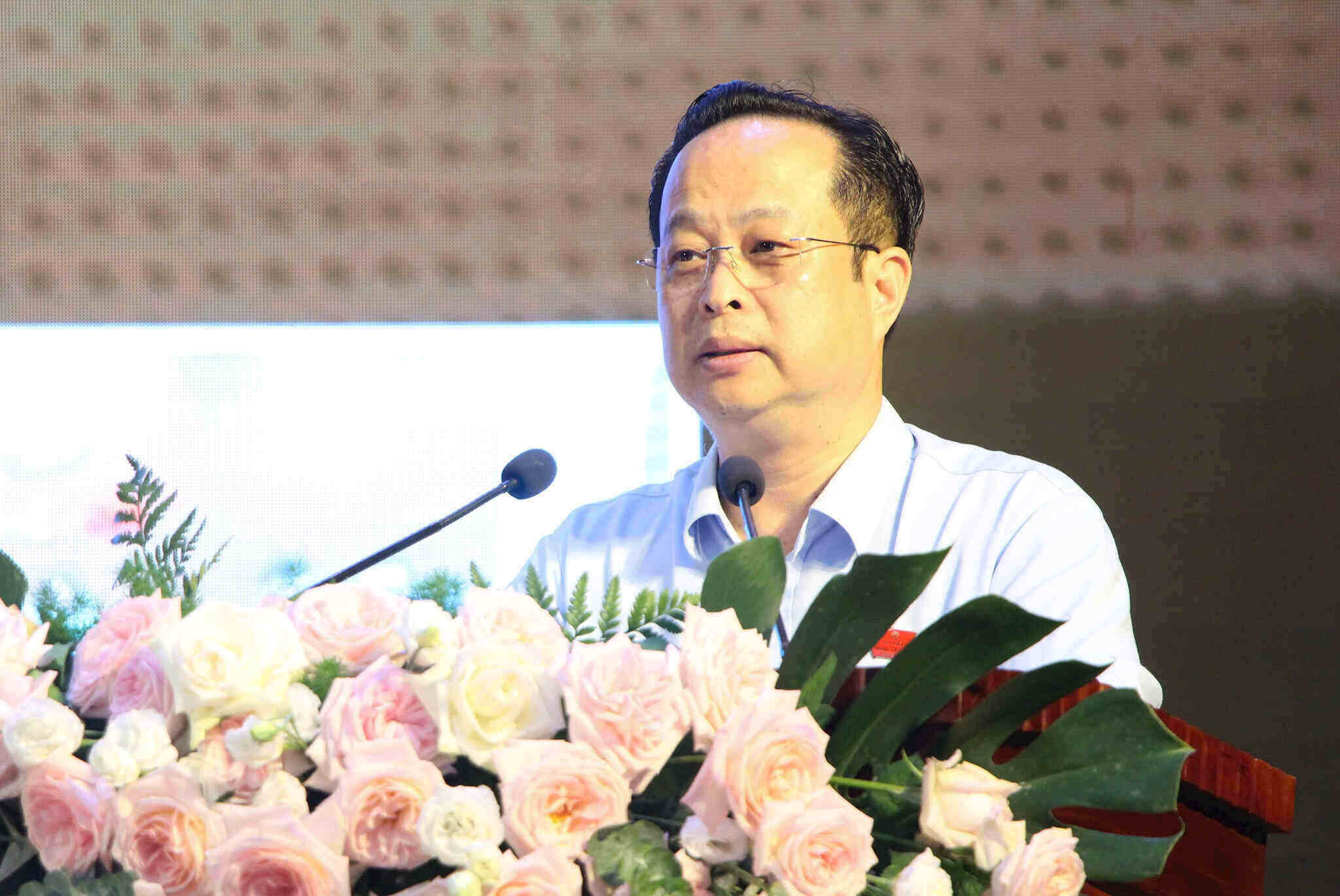 Phó Chủ tịch Thường trực HĐND thành phố Hà Nội Trần Thế Cương phát biểu. Ảnh: Mai Hữu
