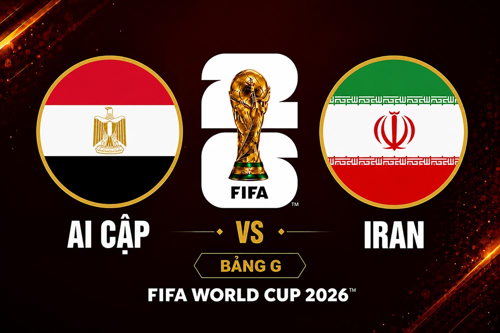 L'Égypte et l'Iran s'affrontent dans le groupe G de la Coupe du monde 2026. Graphique: Thanh Vũ