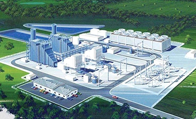 Perspective of LNG liquefied natural gas power plant in Ca Mau. Photo: Nhat Ho.