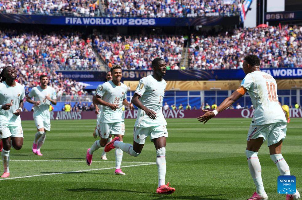 Ousmane Dembele shines brightly on the closing day of the group stage of the French team. Photo: Xinhua