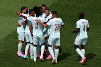 Dembele's goal opened the scoring for France against Norway
