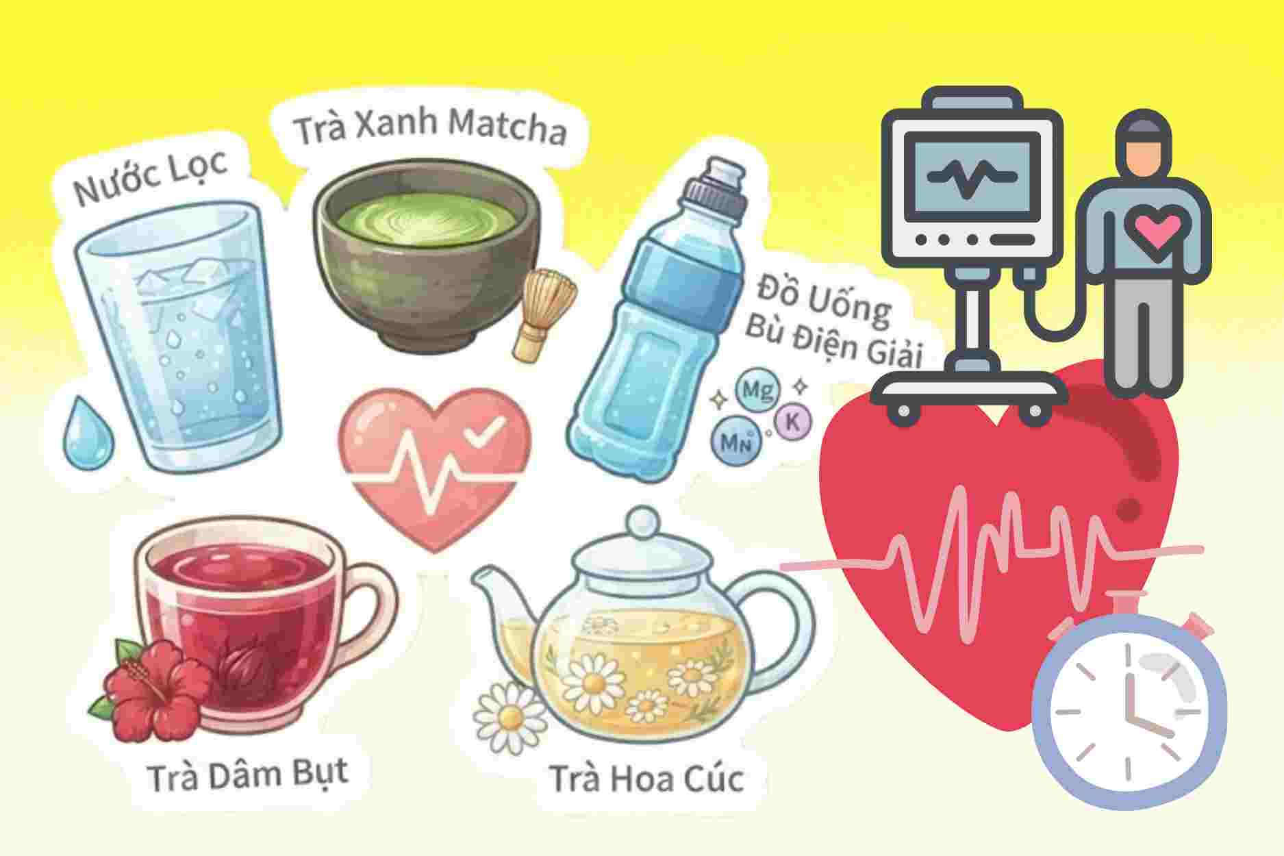 5 types de boissons qui aident à abaisser naturellement le rythme cardiaque