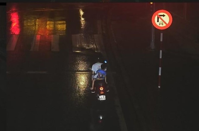Car owner fined remotely in Cao Bang. Photo: Cao Bang Police