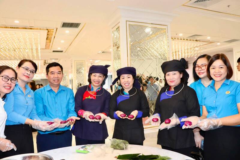 Vice President of the Vietnam General Confederation of Labor Thai Thu Xuong attends the 2026 Thai Nguyen Provincial Workers, Civil Servants and Laborers' Family Day. Photo: Thai Nguyen Trade Union