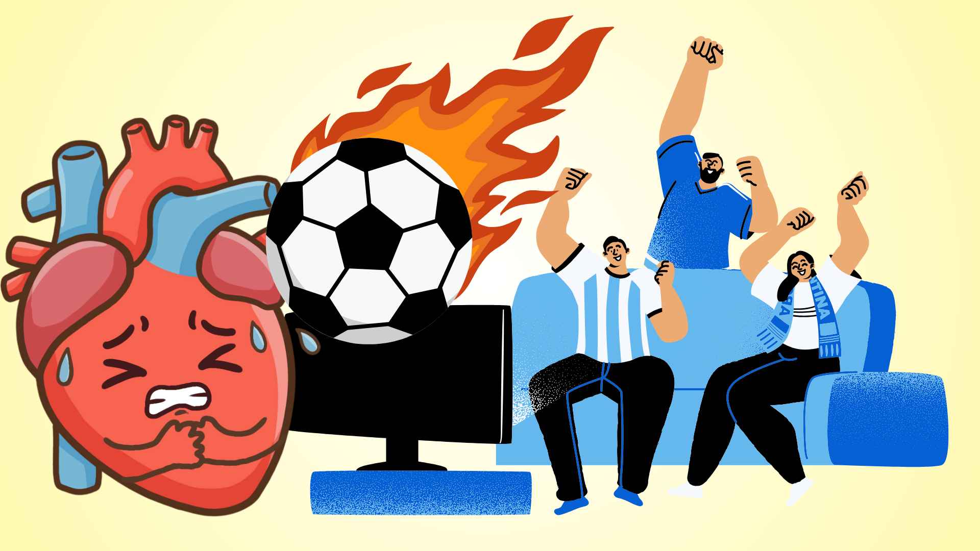 5 notes to help protect cardiovascular health when staying up late to watch the World Cup.