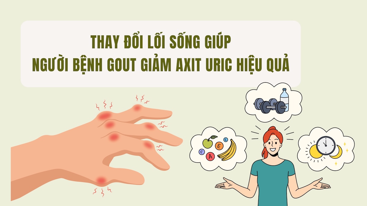 Lifestyle changes help gout patients reduce uric acid effectively