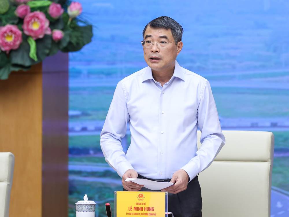 Politburo Member, Prime Minister Le Minh Hung directs thematic inspection and examination of construction materials. Photo: VGP