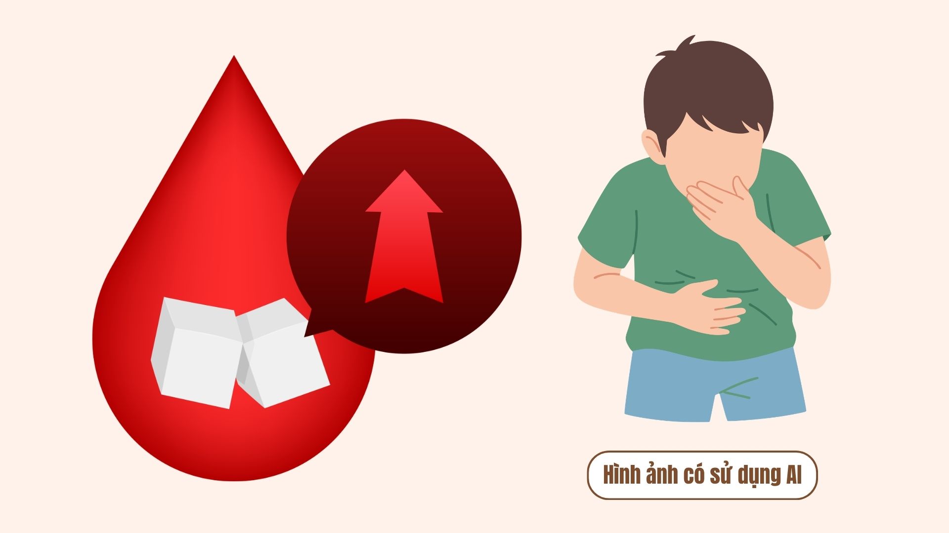 Reasons why diabetics often have nausea. Graphics: AI