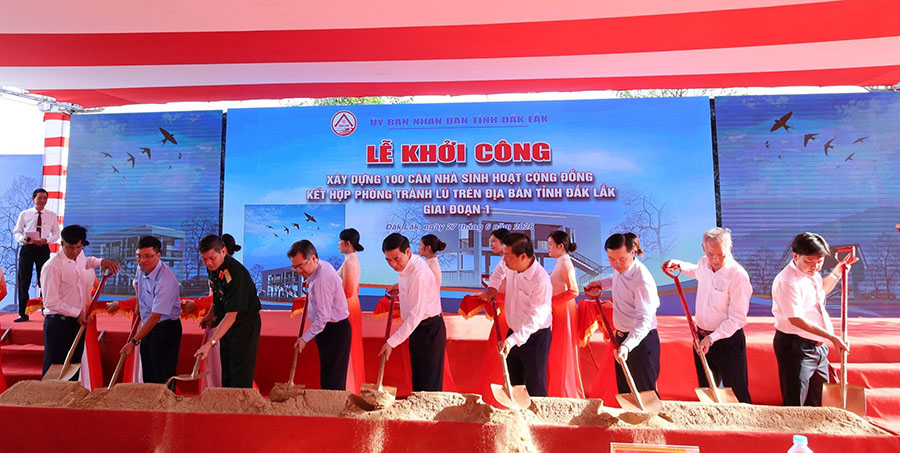 Đắk Lắk xây dựng 100 nhà sinh hoạt cộng đồng kết hợp tránh lũ