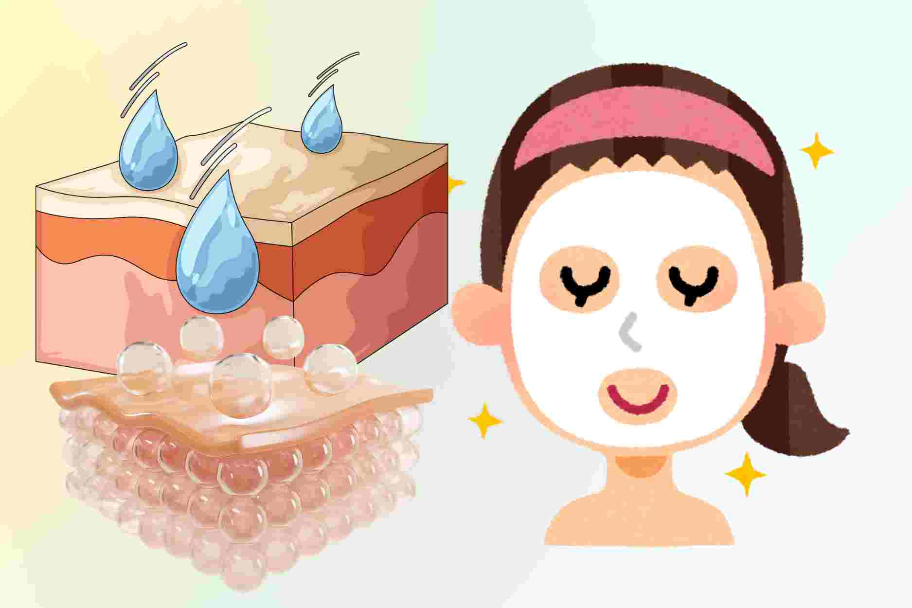Suggested natural moisturizing homemade masks for summer skin