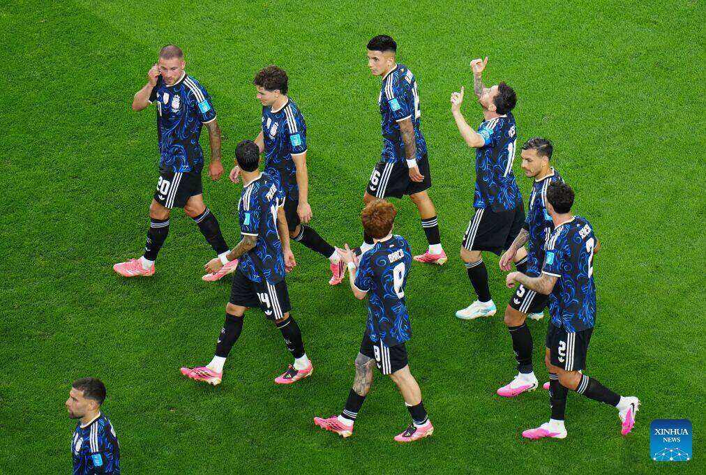 The strength of the Argentine team comes from team spirit. Photo: Xinhua