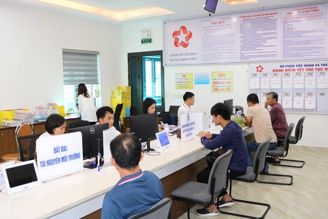 Standardizing the commune-level model for smooth operation of digital transformation. Photo: Mai Dung