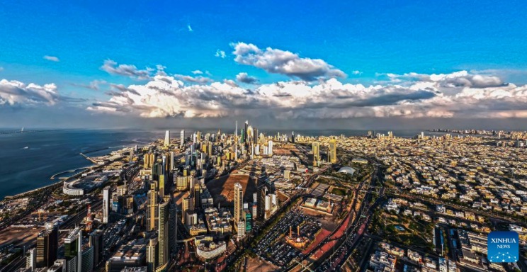 A corner of Kuwait City, the capital of Kuwait. Photo: Xinhua