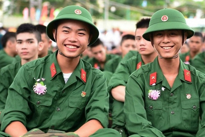 According to the decision of the Ministry of National Defense, many military service registration procedures are carried out in a complete electronic environment. Photo: VGP