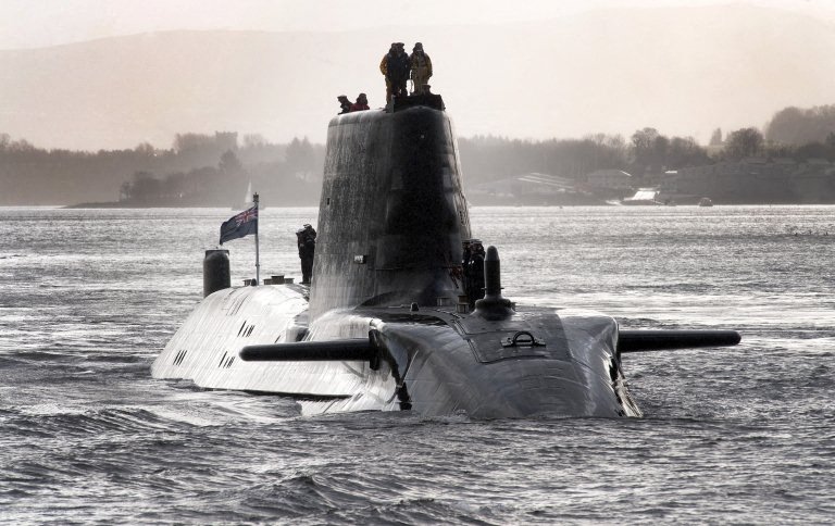 British submarine HMS Astute. Photo: AFP