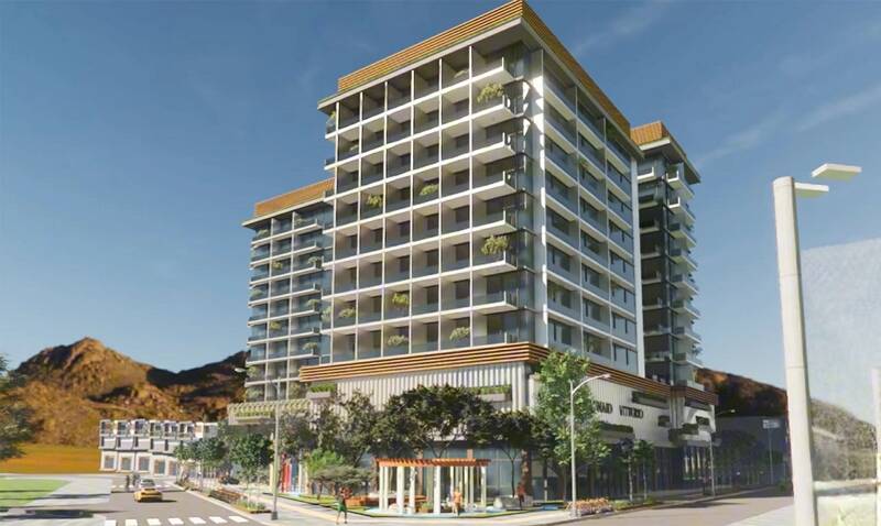 Perspective of the social housing project in Cau Truc urban area, Bach Quang ward. Photo: CĐT