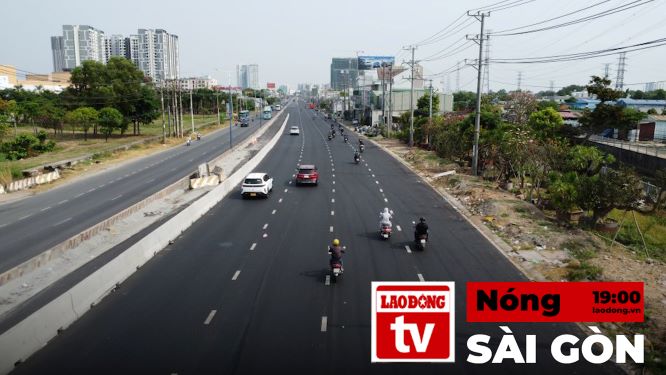 Chaud à Saïgon: La route nationale 13 traversant Bình Dương a été auparavant surélevée