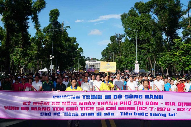 Nhiều hoạt động ý nghĩa chào mừng 50 năm ngày TPHCM vinh dự mang tên Bác