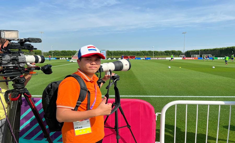 Journalist Hoang Tri Cong. Photo: Character provided