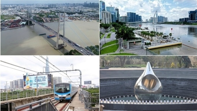 Projects that changed the face of the city named after Uncle Ho. Photo: Anh Tu