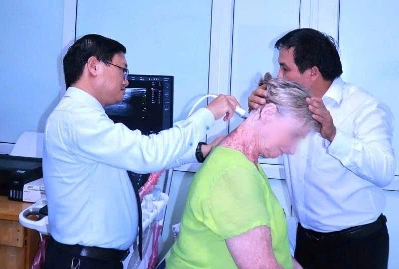 International tourists take a health check-up at Vinh Duc General Hospital, Da Nang. Photo: BVCC