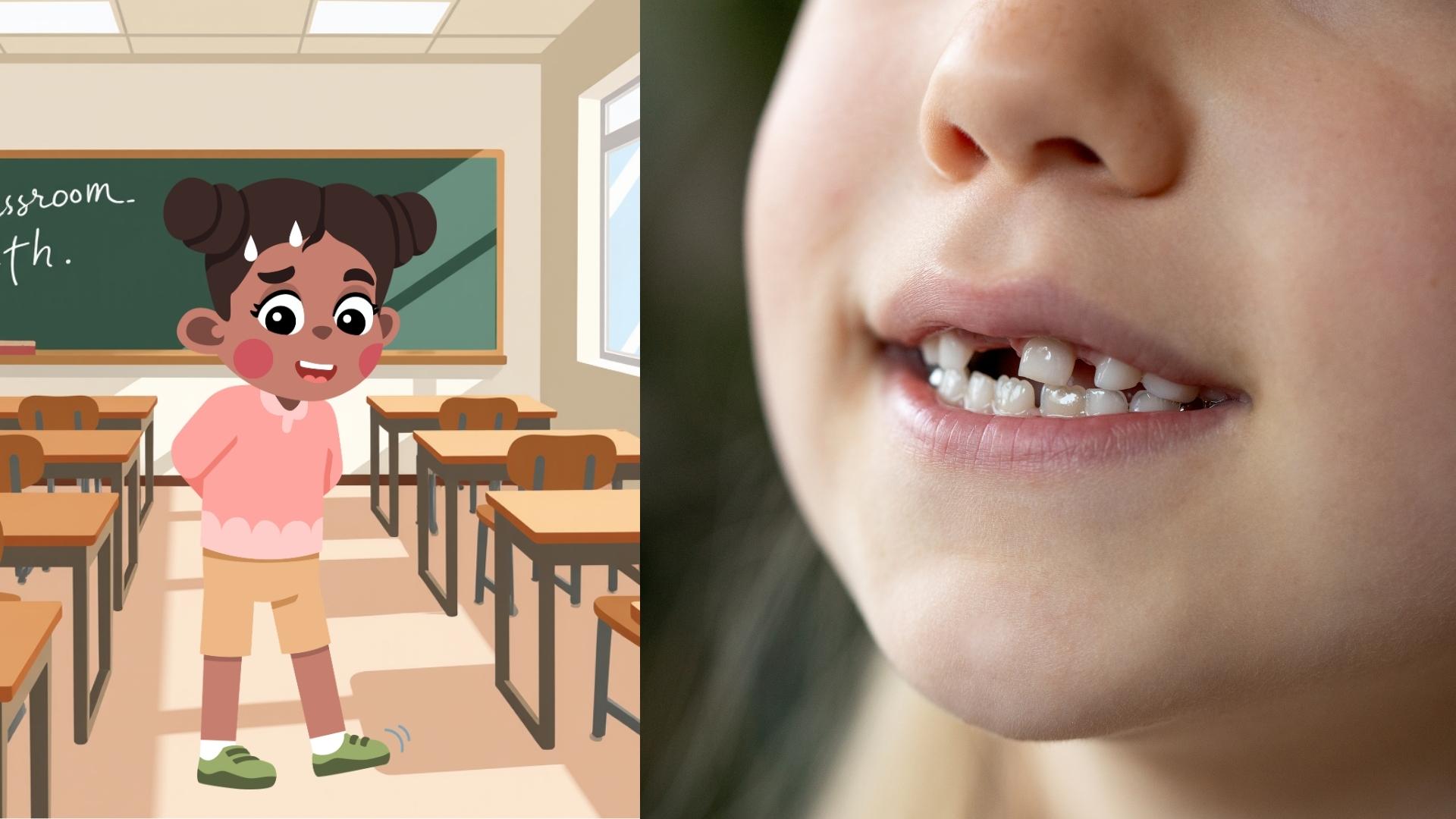 Many studies show that children with good oral health are often more confident in communication and learning. Graphics: Minh Vu
