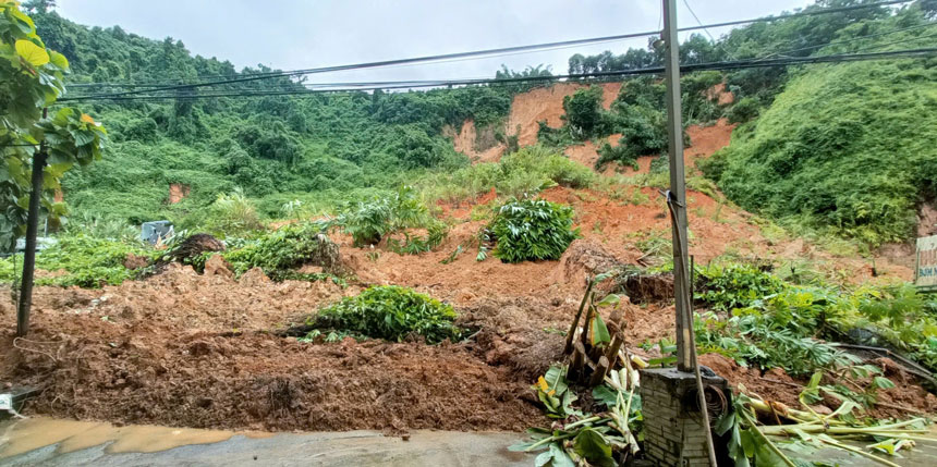 ラオカイ省が危険な気象警報を発令。写真:バオ・グエン