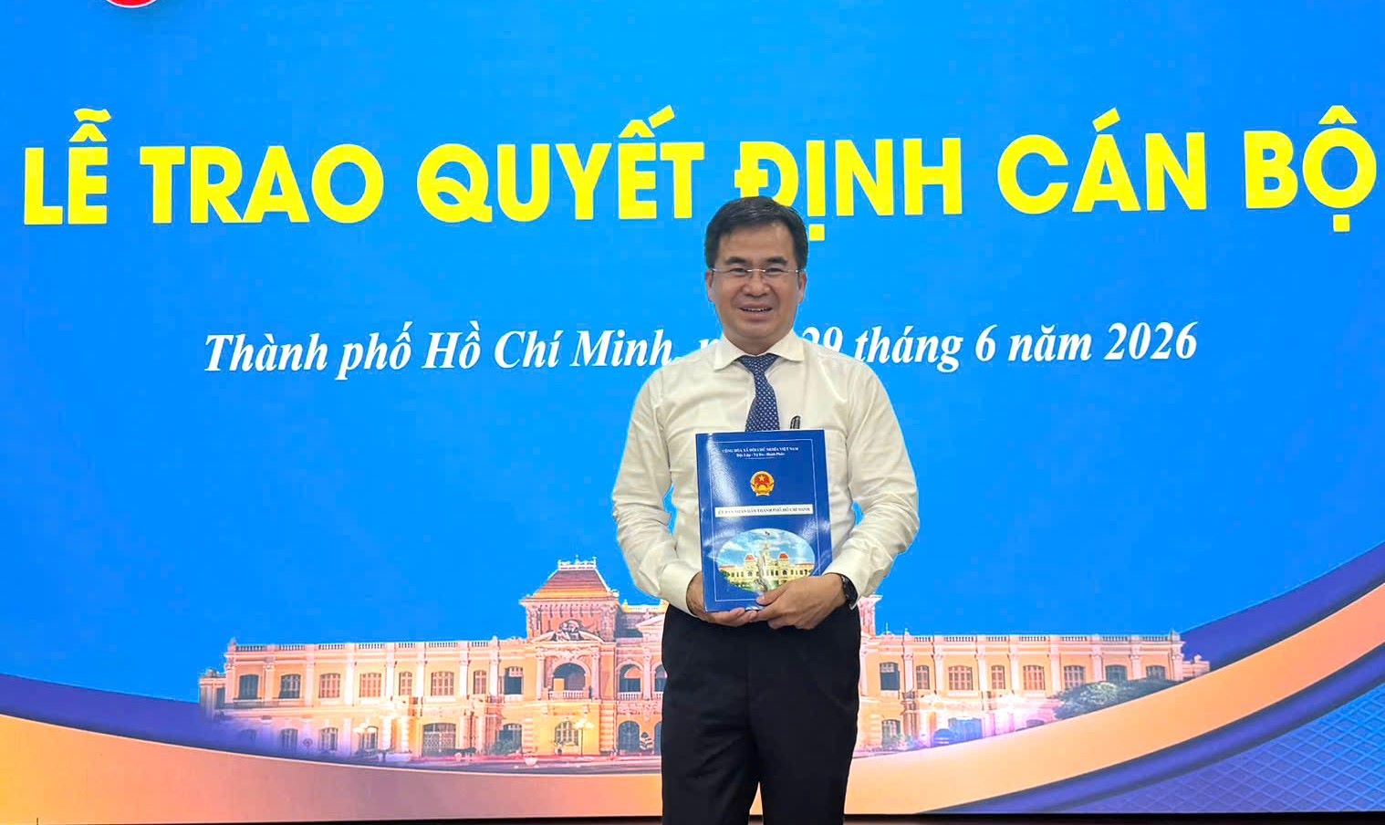 Assoc. Prof. Dr. Ngo Quoc Dat was appointed as Rector of Pham Ngoc Thach Medical University. Photo: Huynh Nhu