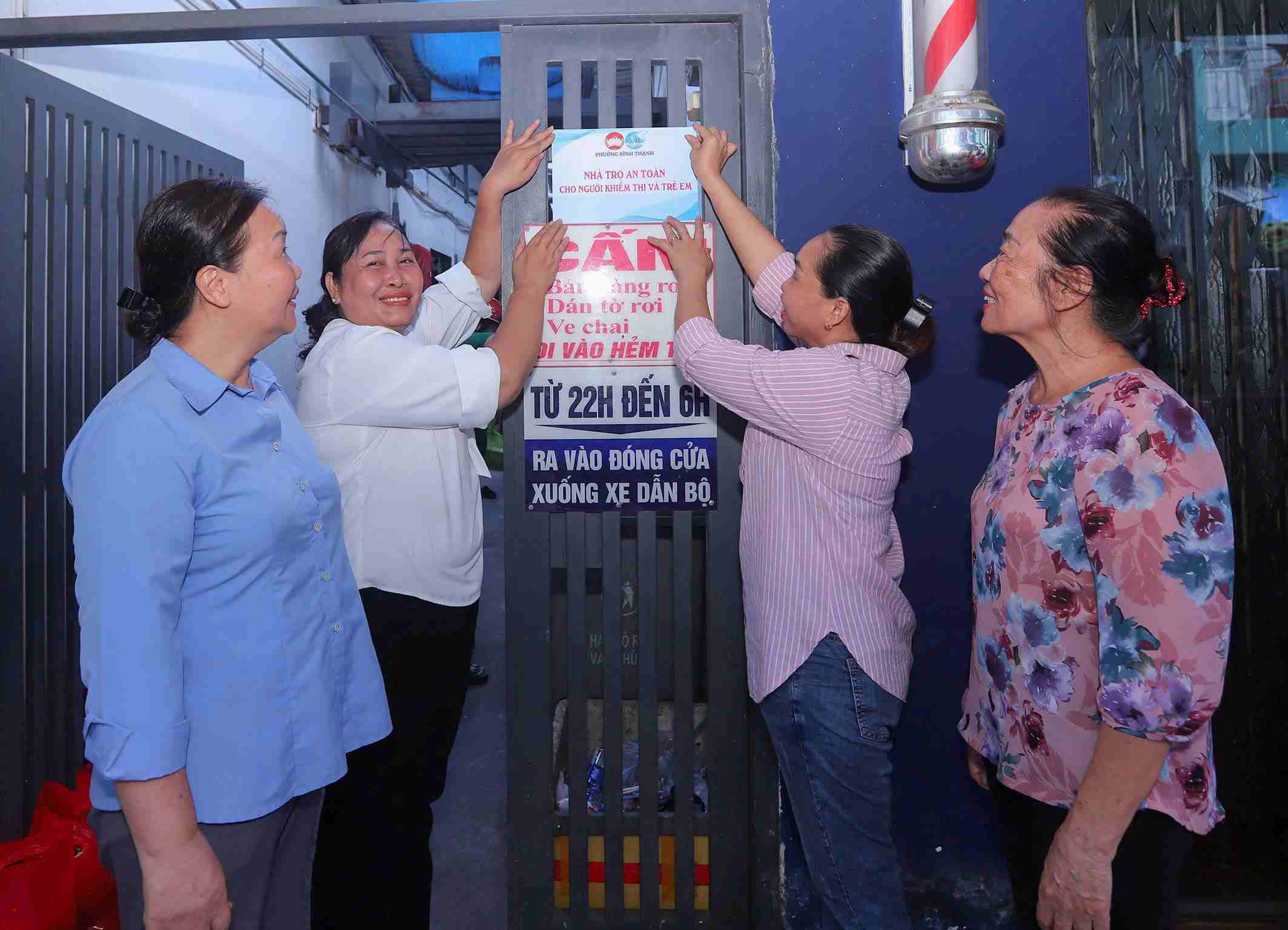 Safe boarding houses for the visually impaired and children in Binh Thanh ward (HCMC). Photo: Binh Thanh Ward